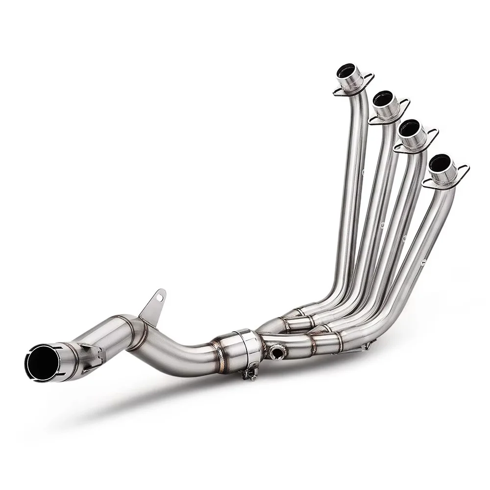 Motorcycle Exhaust Systems For SRK 600 SRK 600S QJ600 SRK680 Motorbike Exhaust Muffler Escape Link Pipe Front Middle Link Pip