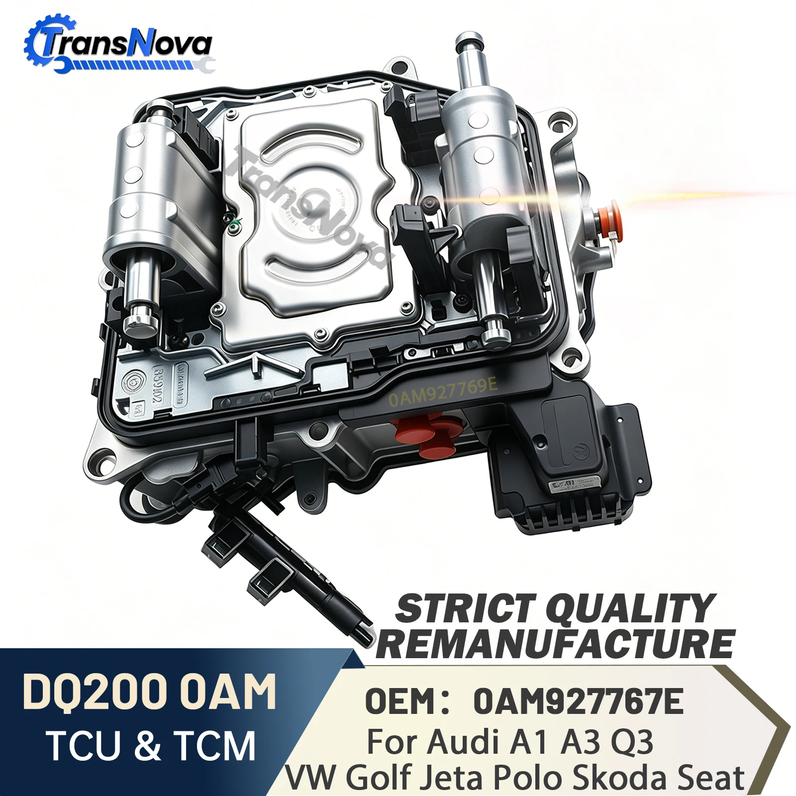 

TransNova DQ200 0AM TCU TCM 0AM927769E DSG 7 Mechatronic Transmission Control Unit For VW Golf 7 Jeta Skoda Seat Audi A1 A3 Q3