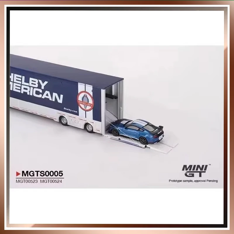 Mini Gt Mustang Car MGTS0005 Car Model 1/64 Ford Shelby Western Star  alloy simulation ornament boy collection gift