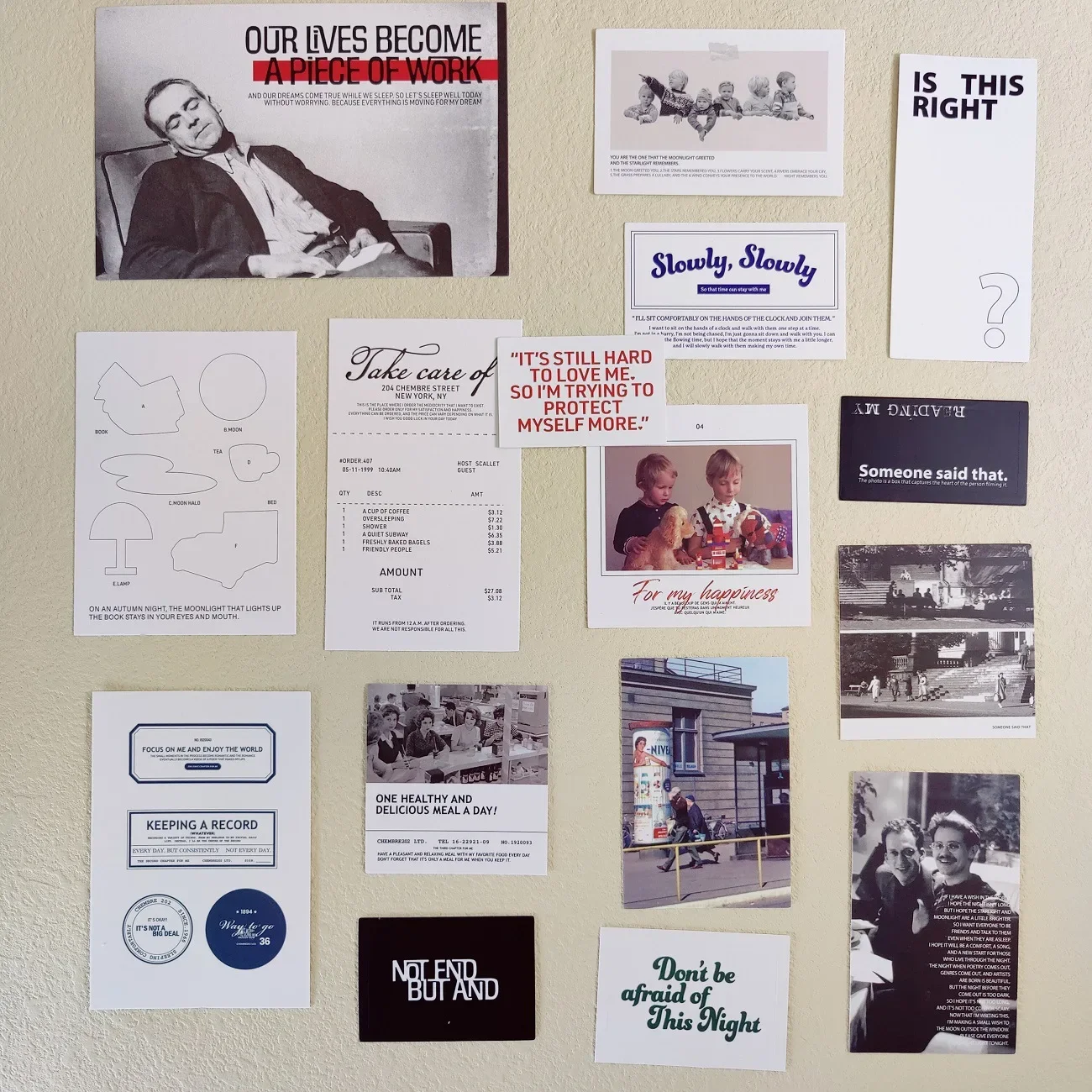 شخصيات OAB الكورية 202hosil مجلة ذات المناظر الطبيعية الخلابة ريترو سكرابوكينغ ملصق المواد التصوير ملصق حزمة الحرف اليدوية