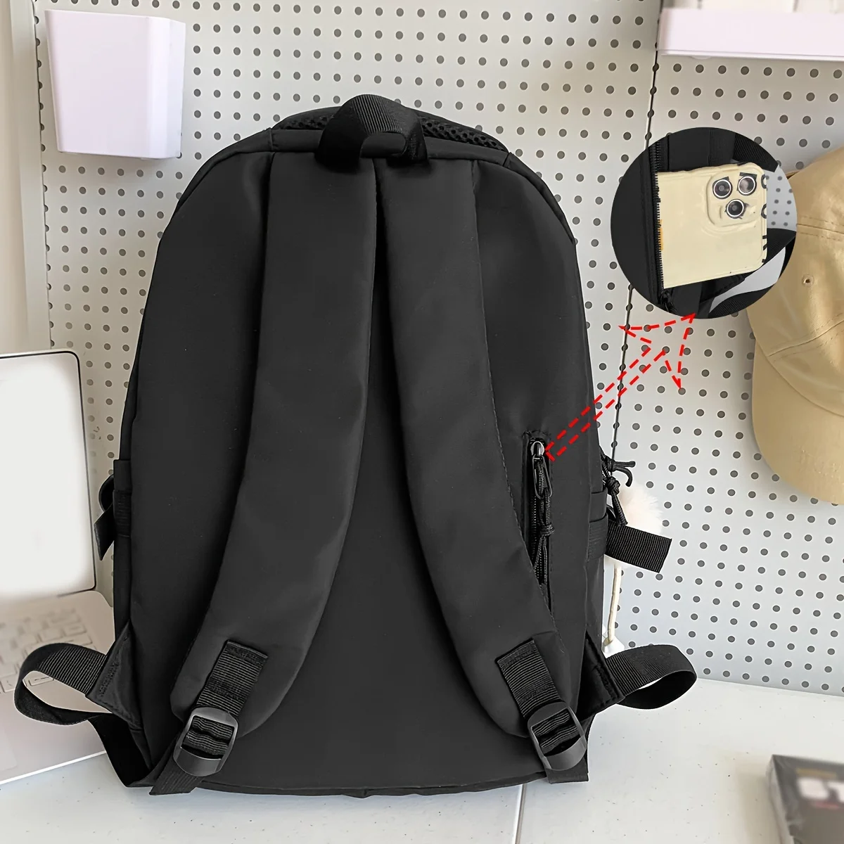 Casual backpack new large capacity multi-color k-style ins style work clothing backpack japanese style fashion versatile multi-compartment student