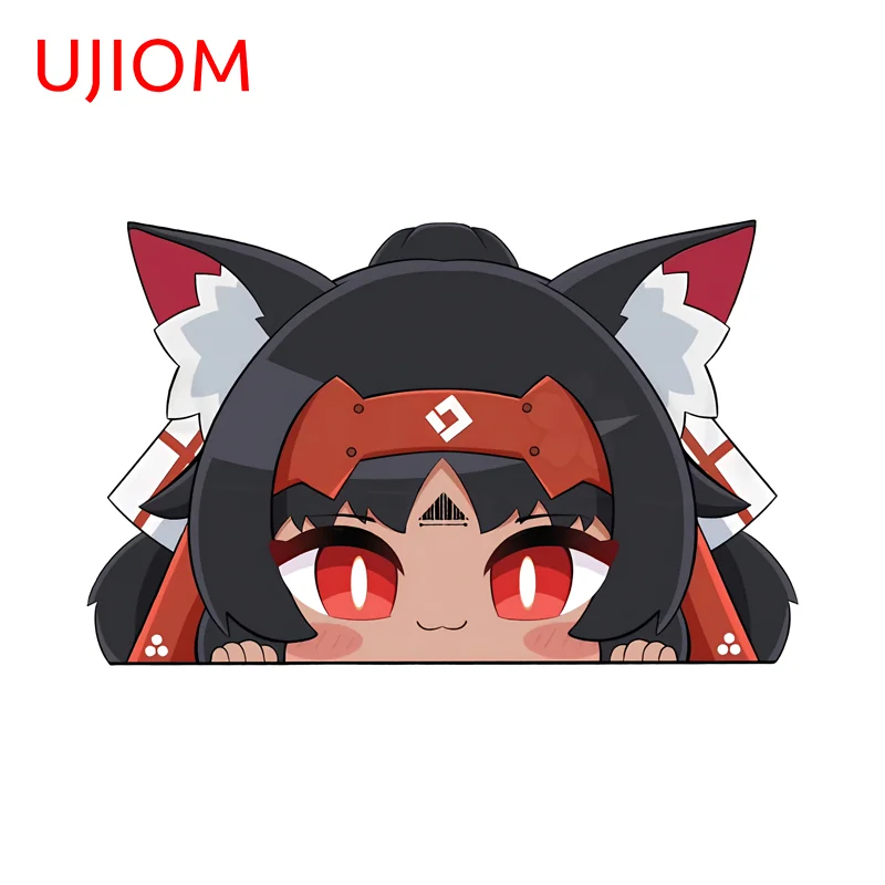 UJIOM Nicole Demara Peekers Wall Sticker Zenless Zone zer Windows Air Conditioner Cute Decal Kitchen Light Switch Wallpapers