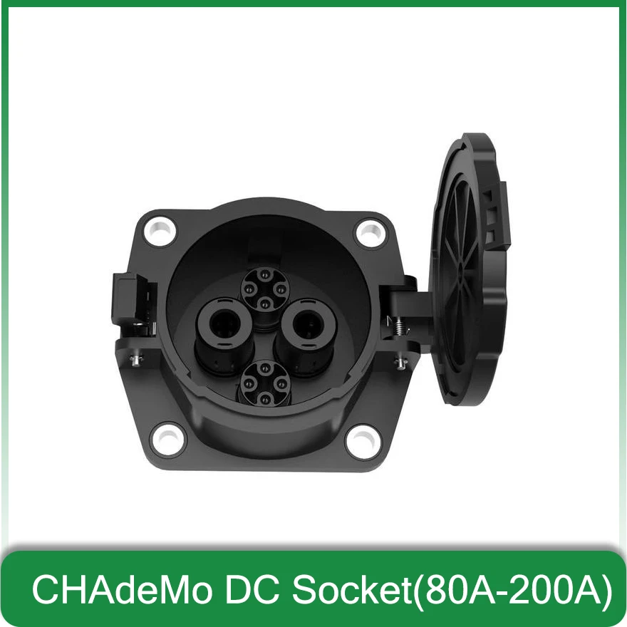 

Chademo Socket electric car vehicle DC1000V 80A-200A EVSE dc ev charger Car side accessories