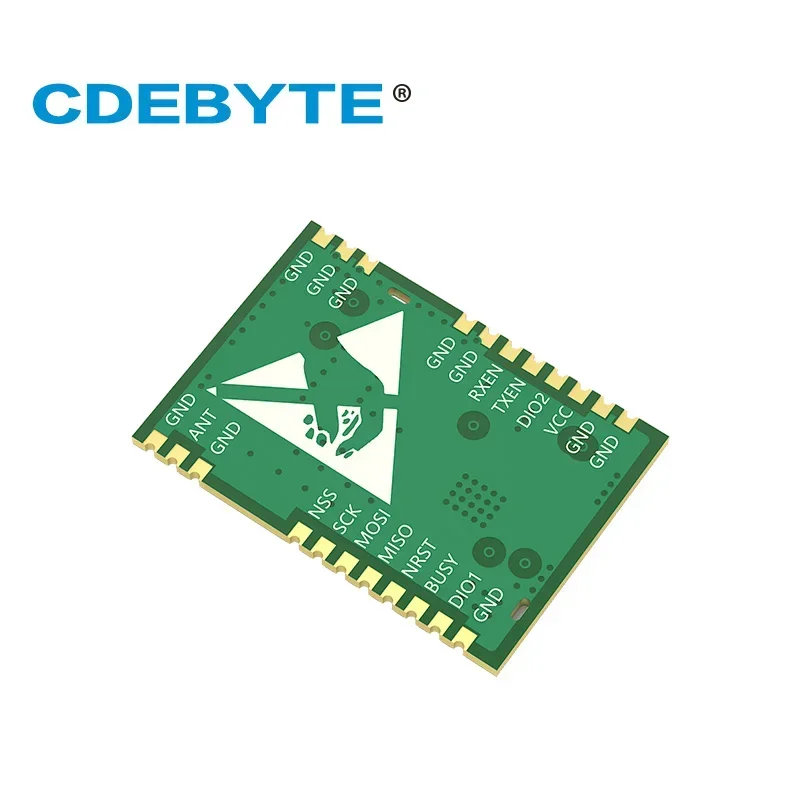 5PCS E22-400M22S SX1268 433MHz Transmitter and Reciever 22dBm IPX Stamp Hole High-Precision TCXO Connector  SPI RF Wireless