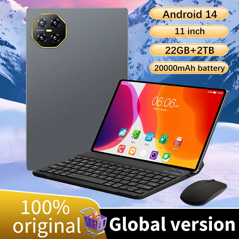 2025 XT mate 11-дюймовый Android-планшет Snapdragon 8 Gen2 22 + 2048 ГБ 5G с двумя SIM-картами, глобальная версия, высокопроизводительный планшет 2025 XT mate 11-дюймовый Android-планшет Snapdragon 8 Gen2 22 + 2048 ГБ 5G с двумя SIM-картами, глобальная версия, высокопроизводительный планшет