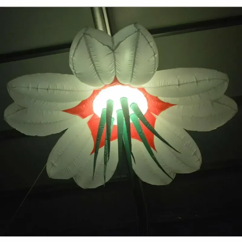 Custom Inflatable Hanging Flower with LED for Party or Wedding Decor