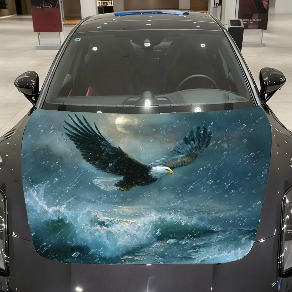 

Soaring Eagle Car Hood Stickers,stunning Car Film Stickers,waterproof And Wear-resistant,suitable For All Cars,decorative Hood P
