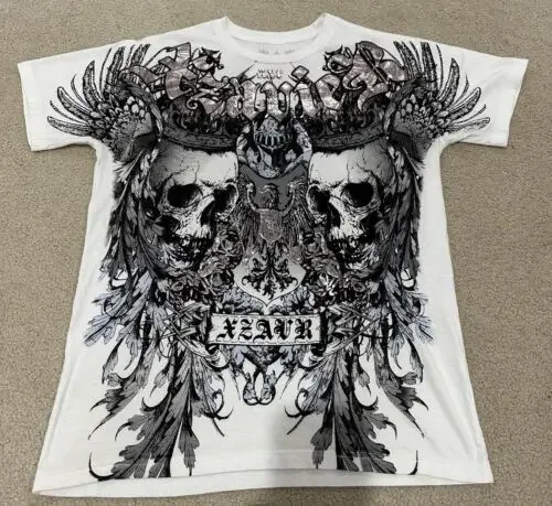 

Fashionable street casual short-sleeved double-sided oversized printed cotton top, personalized retro and versatile clothing
