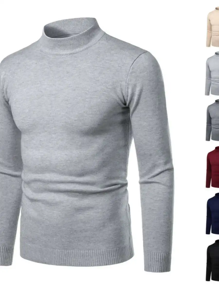 

Bla Knitted Sweater Trendy Autumn Winter Men's Faion Crew Ne Pullover Knitwear Casual Comfortable Slim Fit M Model