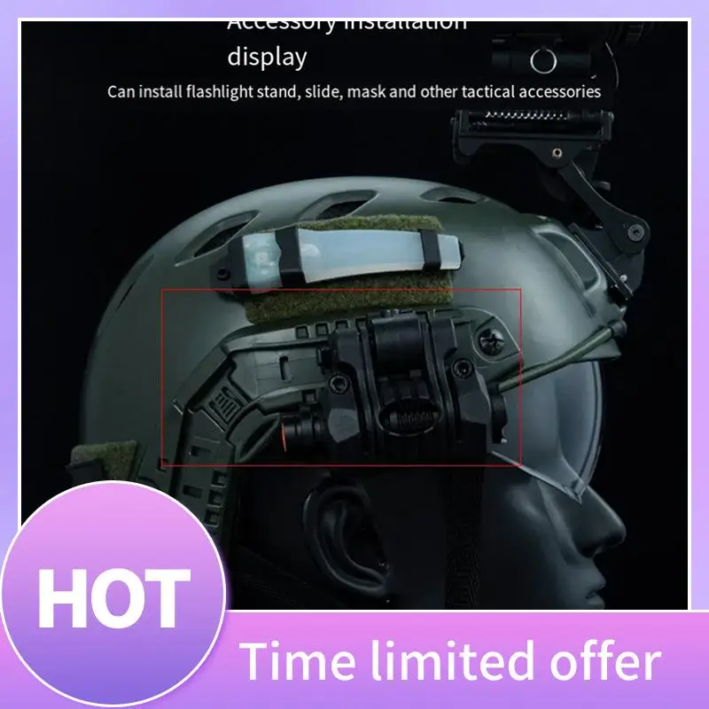 

B68A For FAST Helmet Rail Accessories Multifunctional DIY For CS Protective Gear Arc Portable Helmet Rail Parts A1