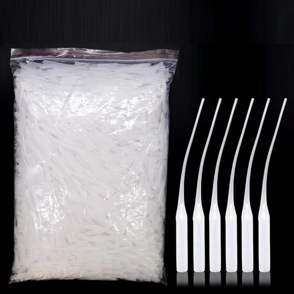 

135pcs Extended Thin Mouth Glue Dispensing Tube Transparent Adhesive Applicator Fine Tips Crafting Hobby Educational Supplies