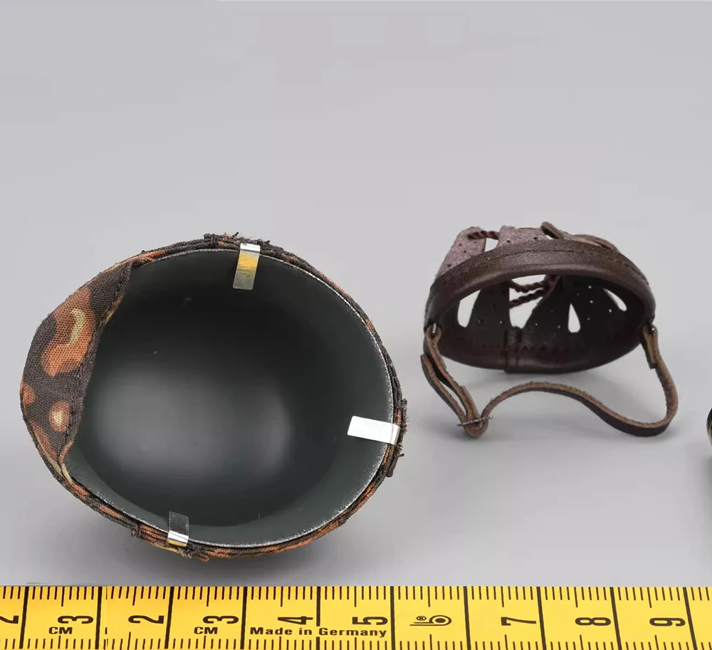 ミリタリーシリーズガンナーメンズヘルメット、インナーネット付き、12インチアクションフィギュア用ヘルメットカバー、シーンコンポーネント収集、wii、d80169、1:6