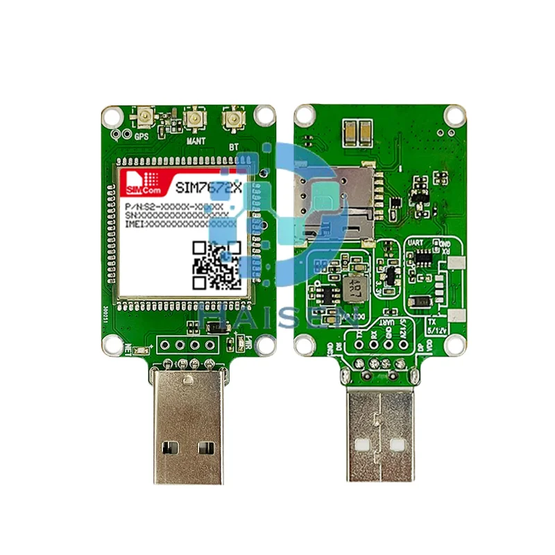 HAISEN SIMCOM SIM7672NA-MNGV USB Dongle SIM7672NA Dongle SIM7672NA SIM7672NA-MNGV Core Board LTE CAT1+GPS+Qualcomm chip SIM7672