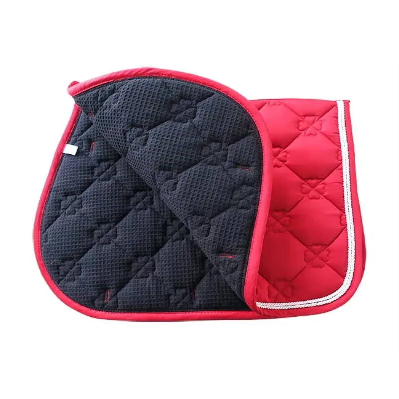 Contoured Shock Absorb Equine Saddle Pad All Season Horse Training Gear