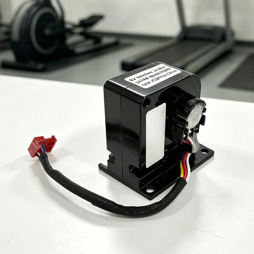6V For Elliptical Resistance Tension Motor for Treadmills Fits Part 241949 9x9x6 cm Plastic Casing Reliable Operation