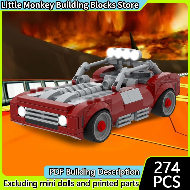 

Популярная игровая модель MOC, строительные кирпичи, сверхмощный ударный автомобиль, модульная технология, детские праздничные подарки, сборные игрушки, костюм