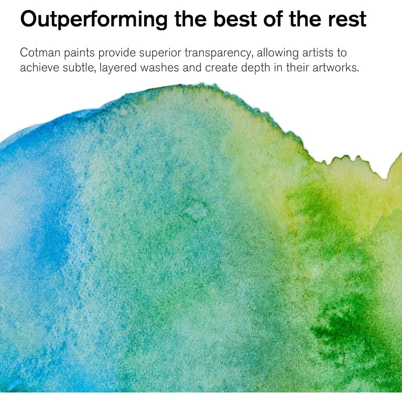 8ml/21ml Winsor & Newton Cotman Watercolor Paint High Quality, Yet Affordable, Delivering Trusted Performance Good Transparency