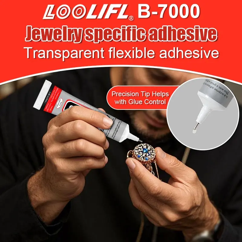 B7000 Glue: High - Elasticity, Transparent Bonding for Jewelry, Crafts & More