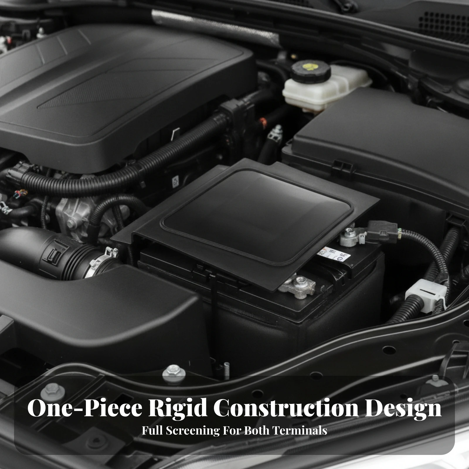 Battery Terminal Cover Sturdy Battery Terminal Protector Matte Guard for Mechanics, Engine Bay