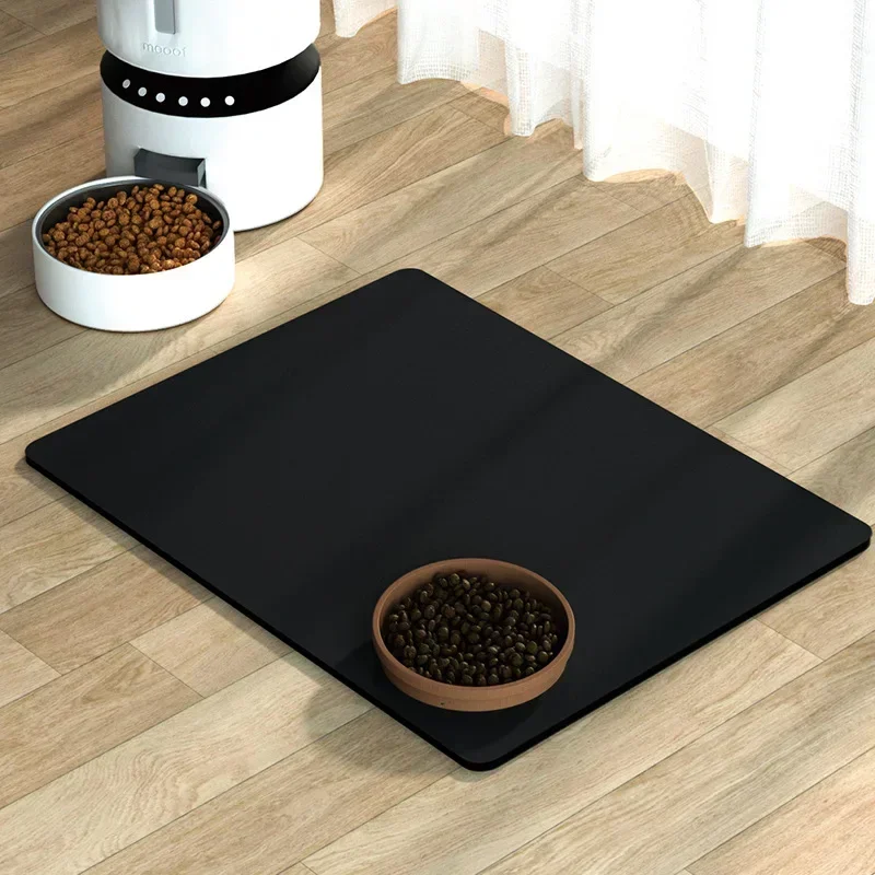 1PC Pet Placemat No Stains Quick Dry Absorbent Dog Food bowl Mat Cat Feed Mat Cat Dog Drinking Feeding Placemat Pet Feeder Pads