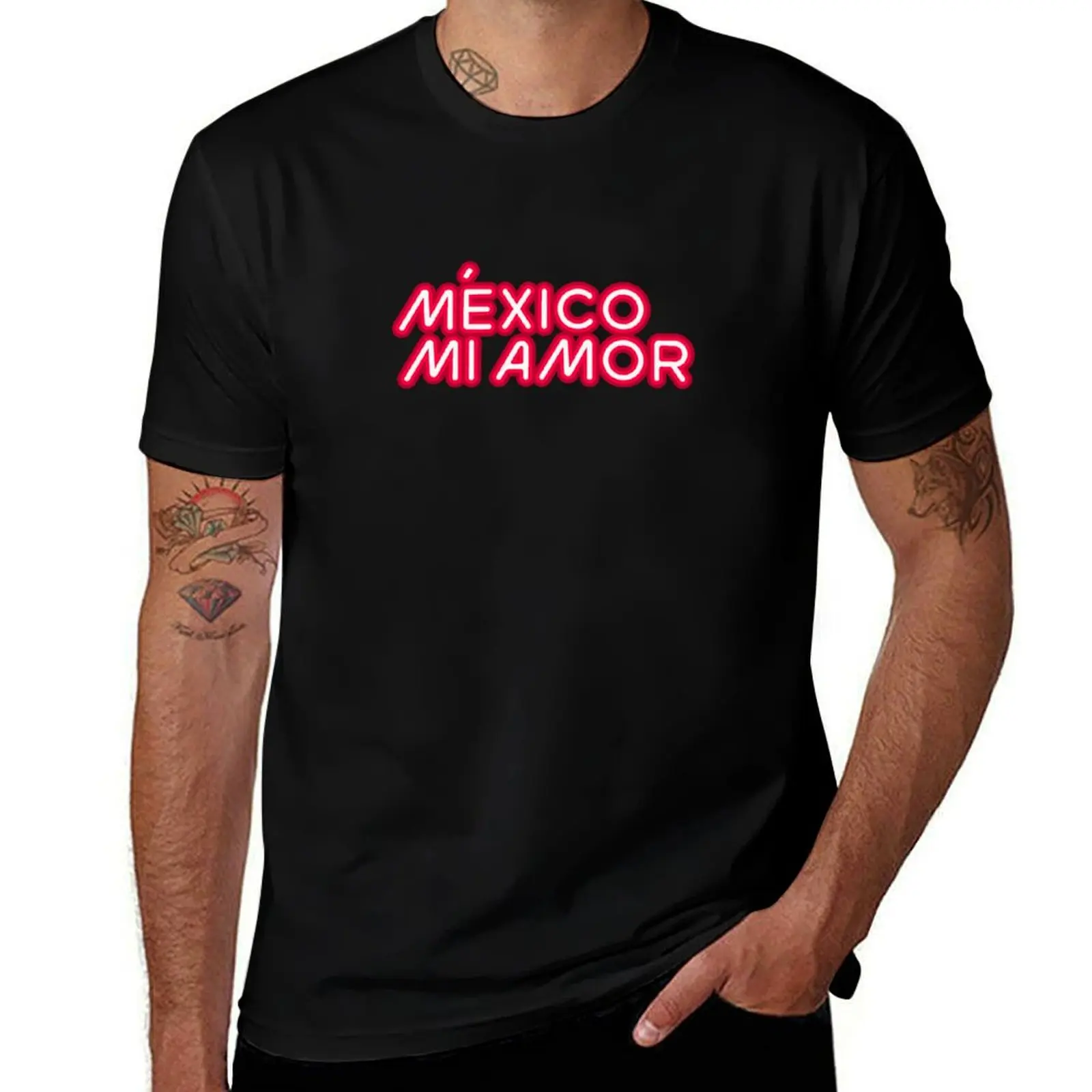 Mexico my love T-Shirt Casual All Match Short Sleeve T-Shirt