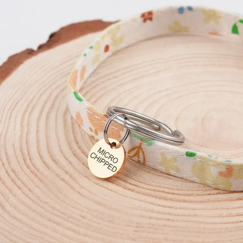 Personalisiertes Mini-Haustieranhänger Anti-Verlust Katzen- und Welpennamensschild Individuelles Haustier-Mikrochip-Anhänger für Kätzchen, Welpen und Haustierzubehör – Detail 4