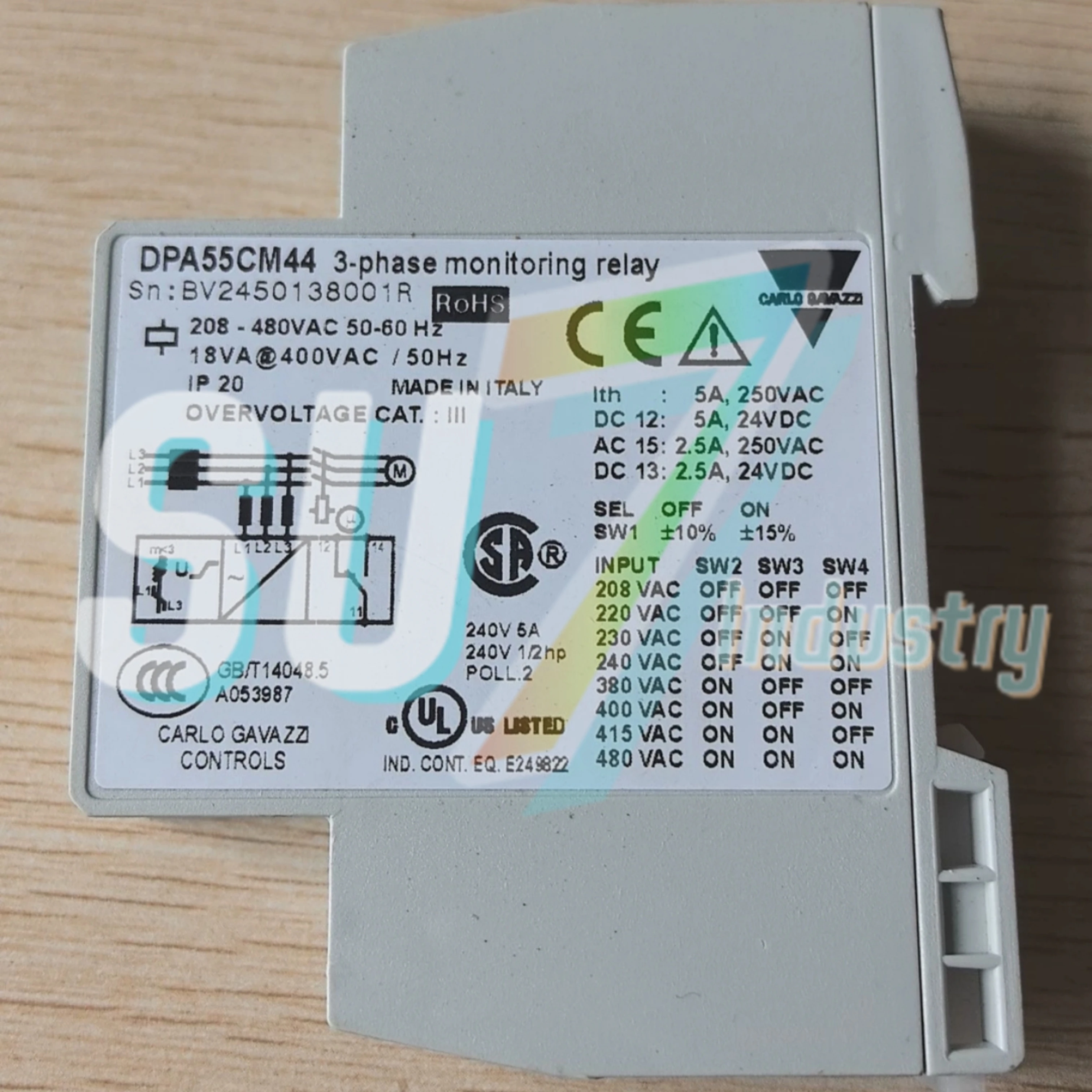 三相リレー新オリジナル DPA51CM44B014 DPA51CM44B014T DPA52CM44 DPA53CM48 DPA55CM44 DPB01CM23