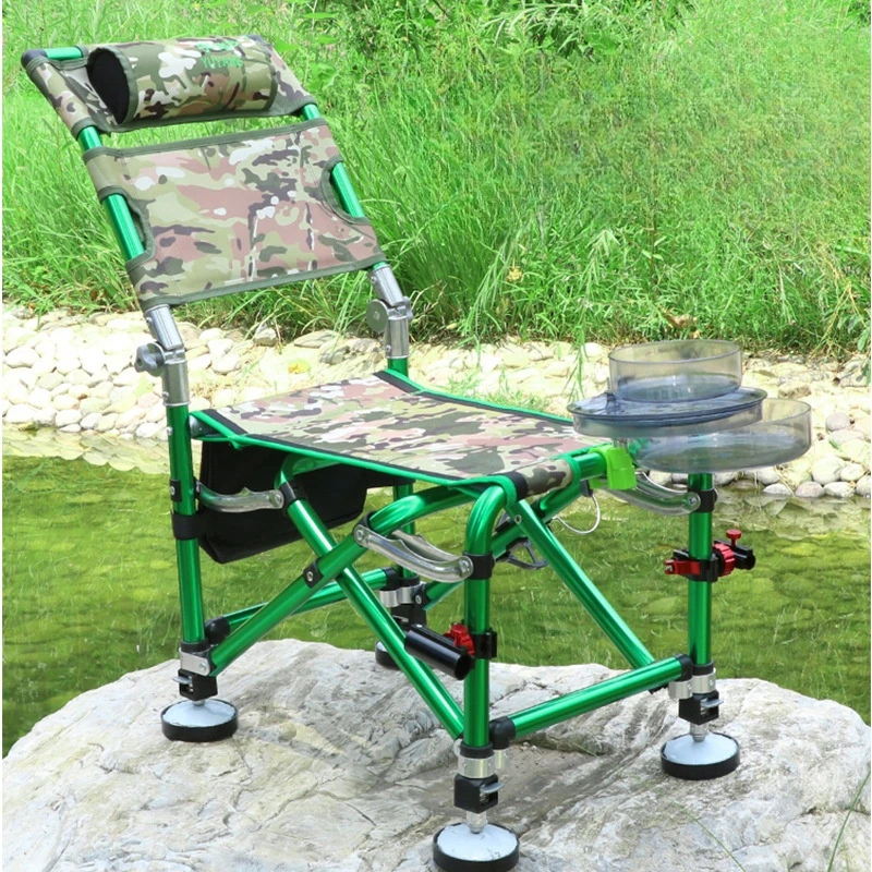 Foldable Multi-functional Fishing Chair, Lightweight and Durable Reclining Chair, Portable and Durable, Outdoor