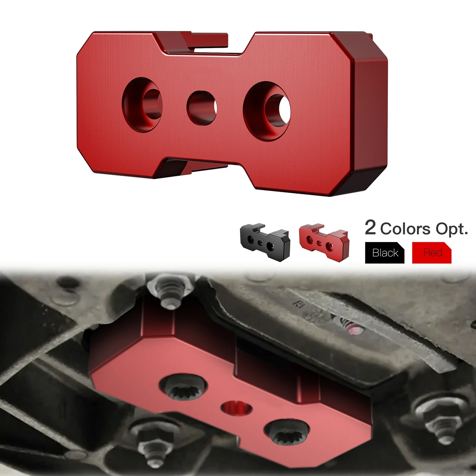 BEVINSEE Aluminum Transmission Mount Insert for Audi B8 for Audi A4 S4 RS4 A5 S5 RS5 Q5 SQ5 Allroad