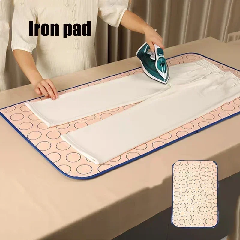 Foldable Home Ironing Mat Ironing Board Thermal Insulation Anti Scalding Waterproof Steam Cloth Mat Storage Furniture Supplies