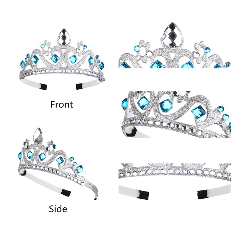 New Detachable Crown Princess Birthday Hair Accessories Bride Wedding Crown Kids Birthday Party Wedding Crown Gift