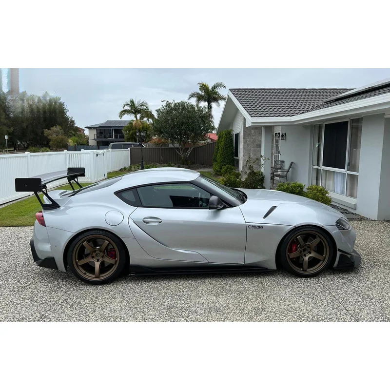 Premium Verus Style Dry Carbon Rear Trunk Ducktail Wing Spoiler Kit for Sports Coupe Off-Road