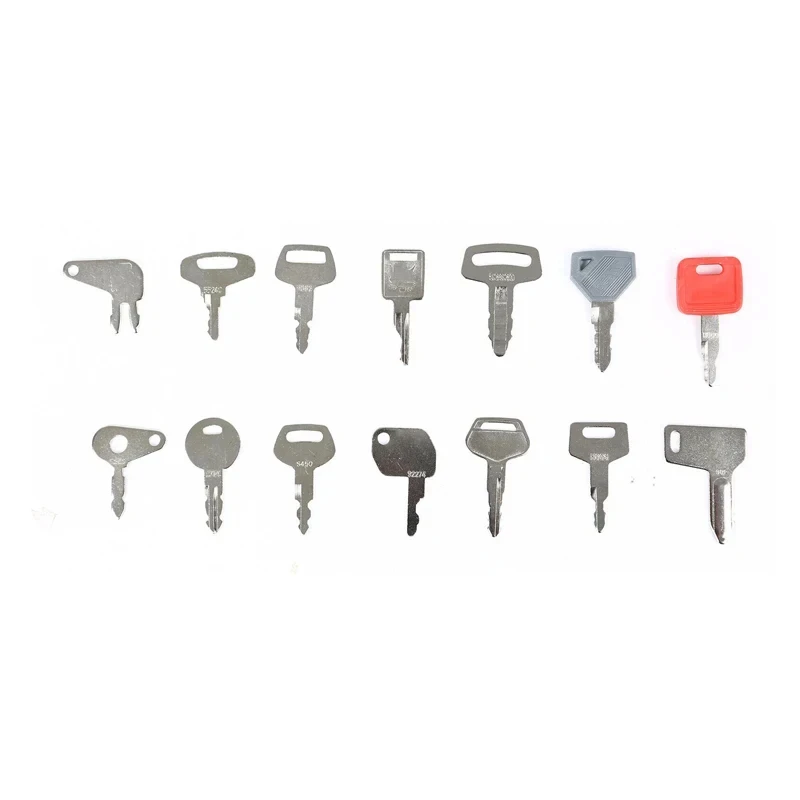 21Pcs Replacement Ignition Key Set Car Master Key Ignition Start Key For Tractors Agricultural Heavy Plant Machinery