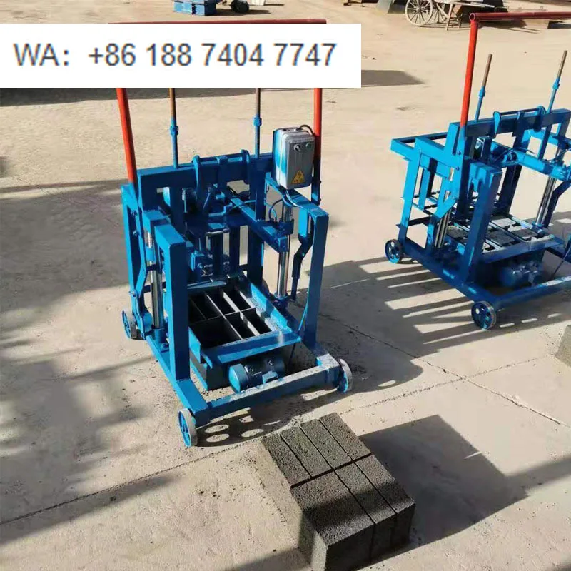 Small Manual Compressed Earth Block Maker Machine Cement Interlock Brick Maker Machine Manual Fly Ash Brick Making Machine