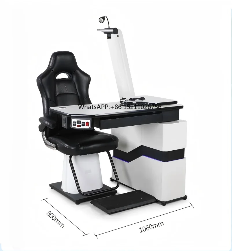 High Quality Optometry Unit Optometry Table and Chair Ophtalmology Unit Refraction Chair With Electronic Arm and LED Lamp