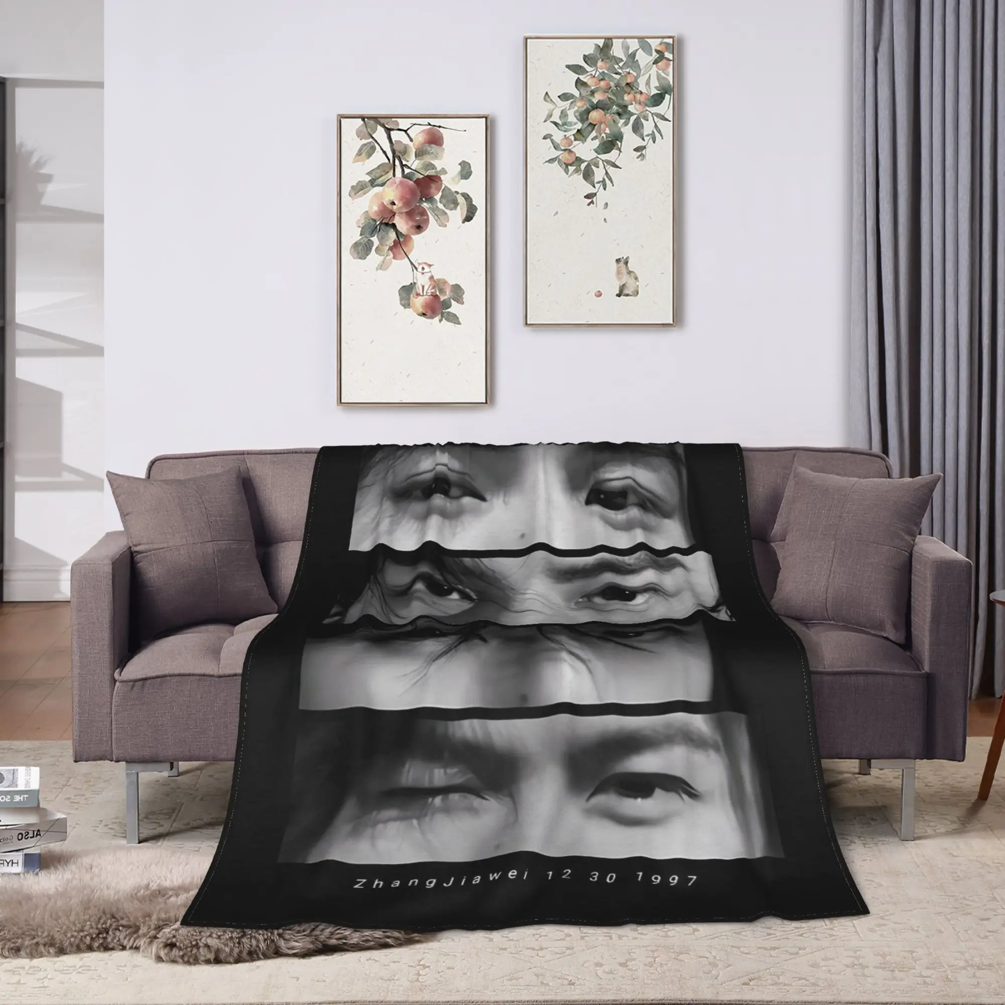 Zhang Linghe Blankets  Travel Flannel Throw Blanket For Living Room Warm Customized Quality Bedspread Gift