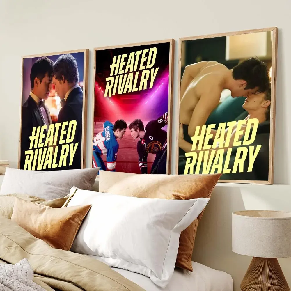 Romantic movie H-Heated Rivalry Poster PP Wall Art Prints Poster for Dorm Room Apartment Home Office Room Decor Gift Waterproof