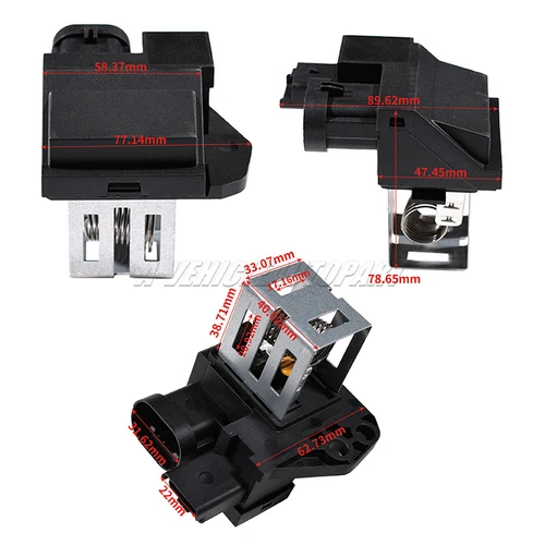 Imagen 2 del producto 1267J6 98372A01 9827870080 Para Peugeot 207 208 407 508 Citroen C2 C3 DS3 resistencia de relé de Motor de ventilador de radiador