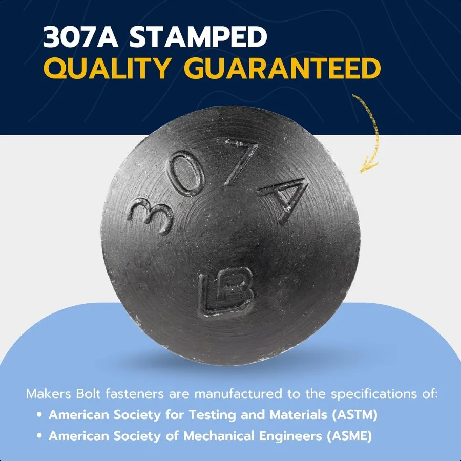 3 8 x 61 2 25 Paket Kit Baut Kereta Hitam Kelas 307A Berlapis Keramik untuk Penggunaan Eksterior 2X Ketahanan Karat dari Galvanisasi oleh