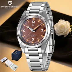 PAGANI DESIGN 2025 New Men Quartz Watches VH31 Retro PD1793 Sapphire Glass Stainless Steel Waterproof 100m Luminous reloj hombre