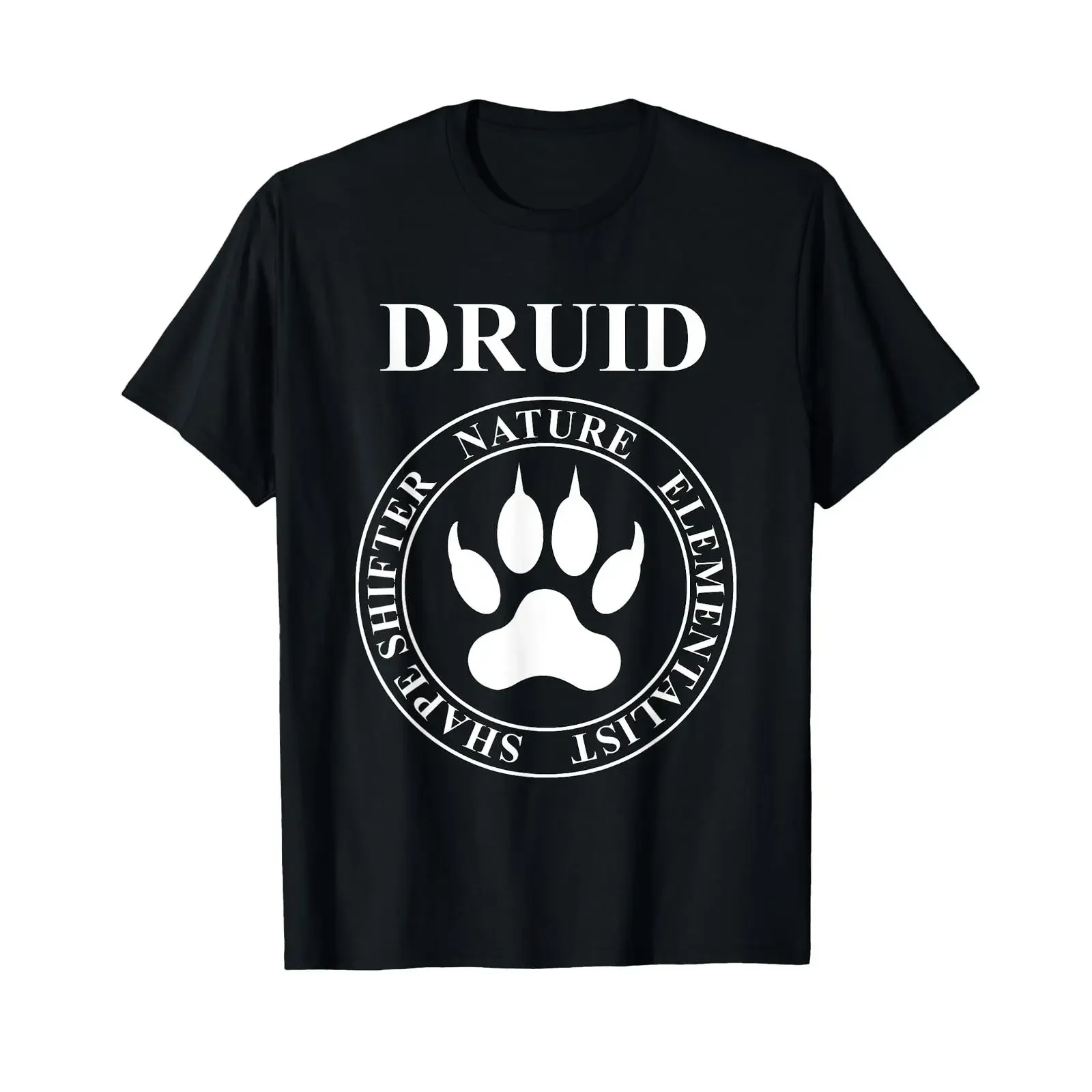 Druide Fantasy RPG Class Shapeshifter T Shirt vintage Washed Stylish Soft Breathable Stretched fashion Casual Versatile