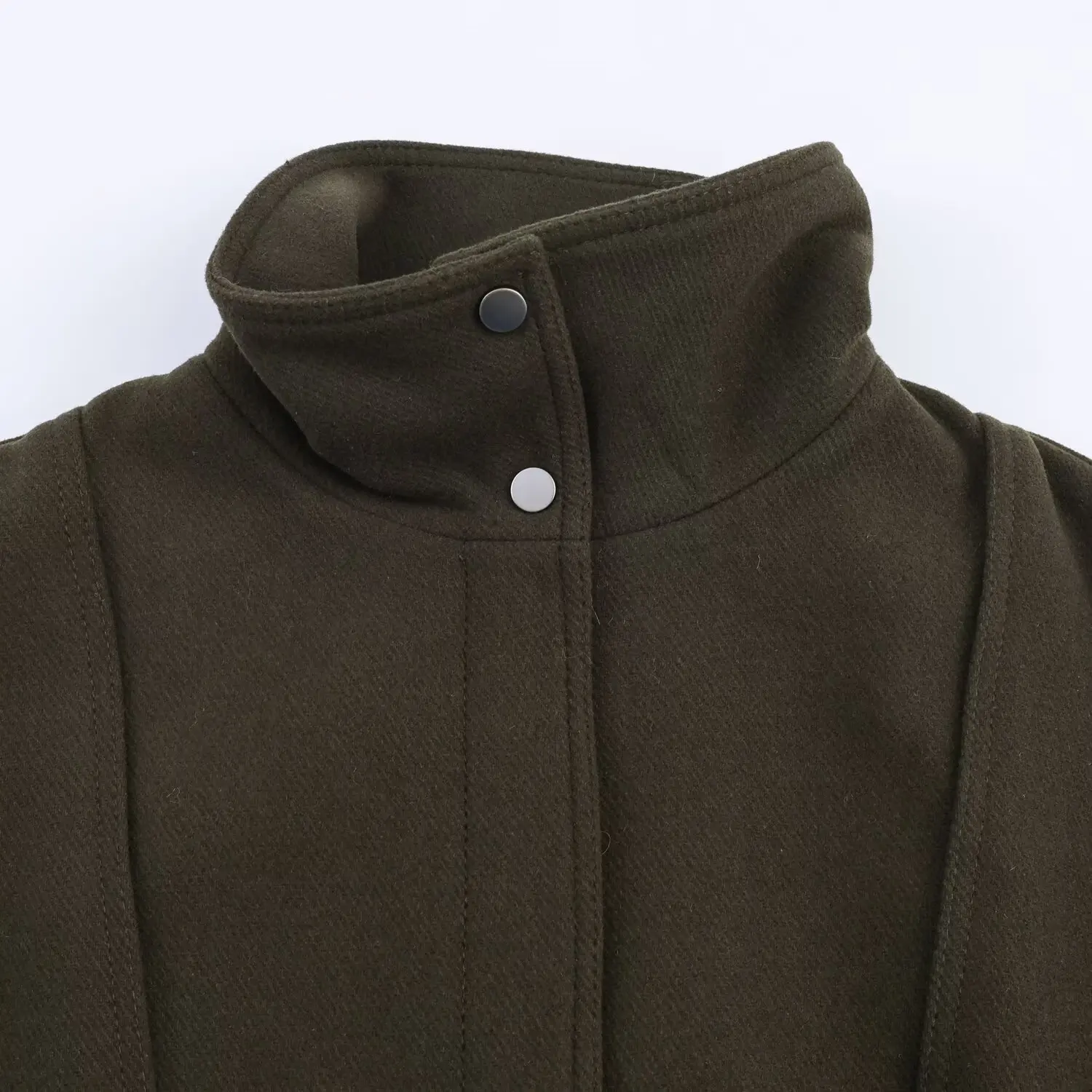 Jaqueta piloto feminina primavera outono casaco moda feminina casual solto outwear senhora verde único breasted fivela jaquetas streetwear