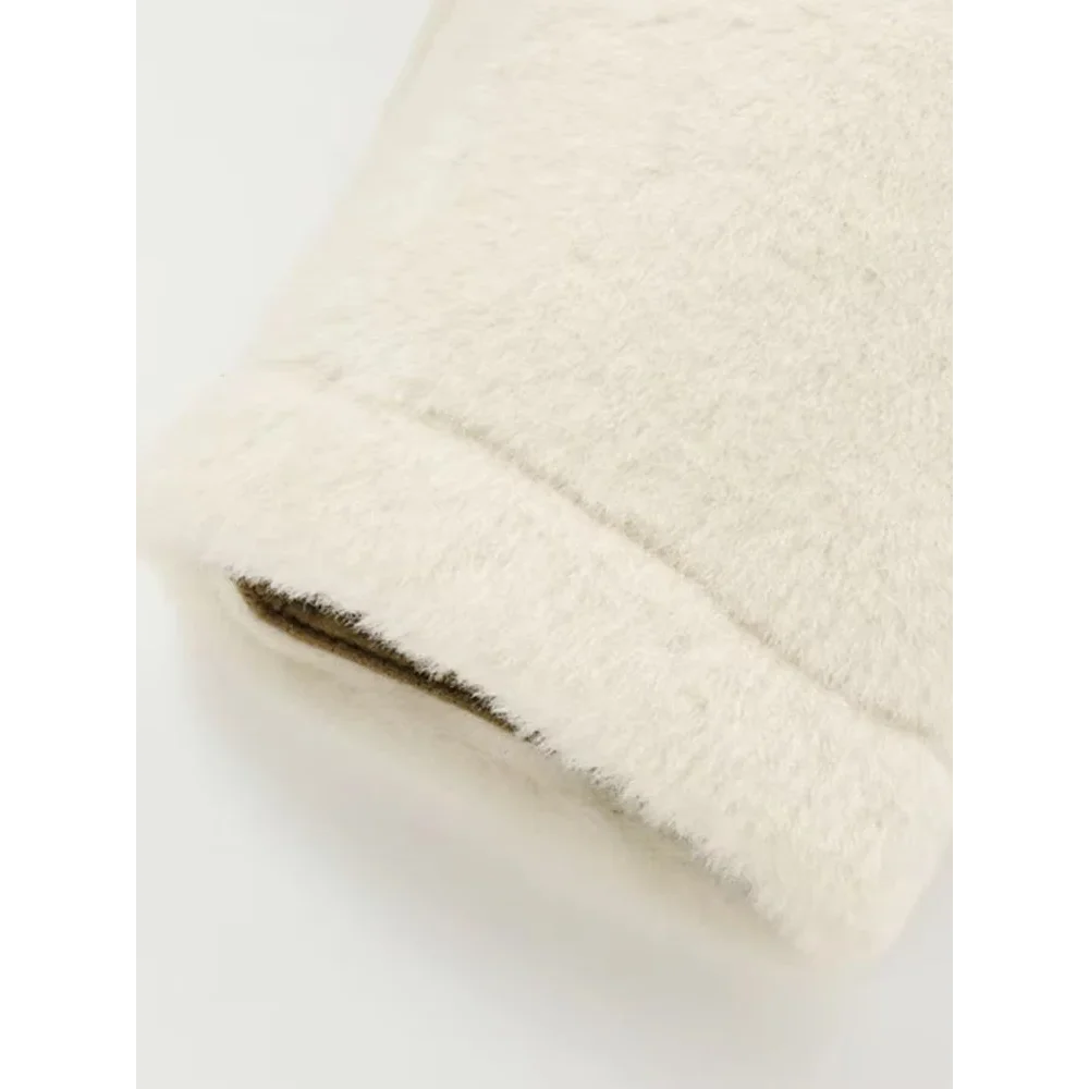 Front Toggle Female Outerwear Chic Tops Women Thick Fashion Warm Faux Fur Jacket 2025 Autumn New Long Sleeve Coat