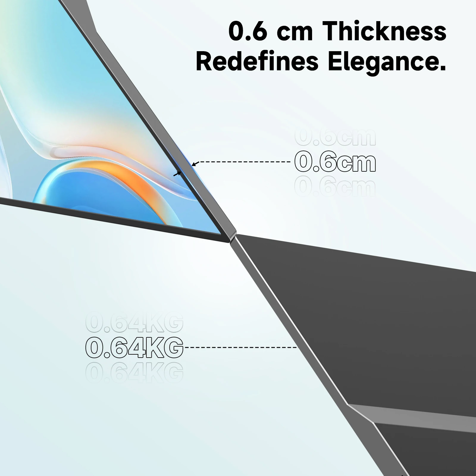 UPERFECT 15,6 Zoll tragbarer Monitor Touchscreen 1080P 10-Punkt Touch Gaming Display mit Schutzhülle VESA für Laptop-Telefon