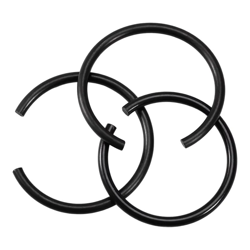 

GB895.1 Black Steel Wire Circlip M4 To M150 Round Wire Snap Ring Hole And Shaft Retaining Fastener