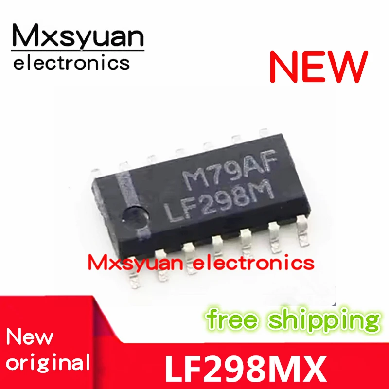 

5pcs/lot LF298MX/NOPB LF298MX LF298M SOP-14 package Original genuine Operational amplifier chip