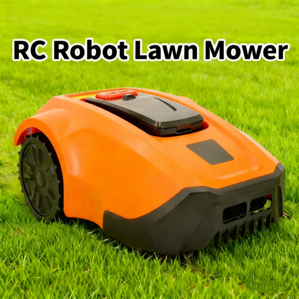 

Intelligent Robot Lawn Mower Fast Charging Electric Lawn Mower with LCD Display Screen Suitable for 500 Square Meters Lawn