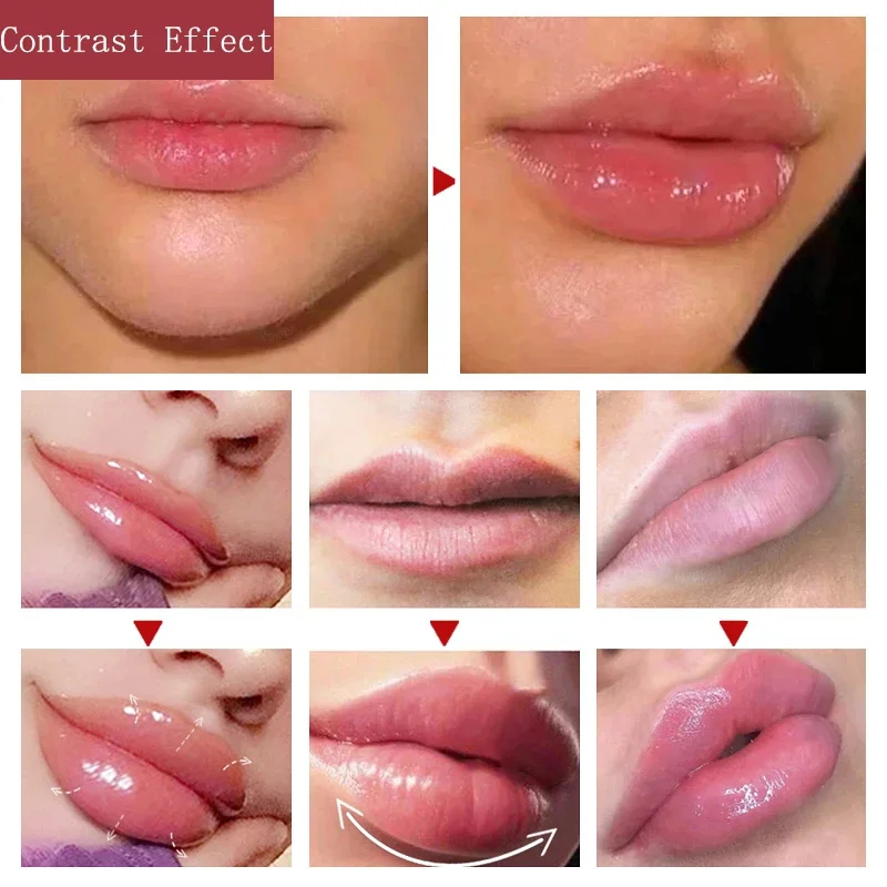 Instant Volumising Lip Plumper Oil Serum Increase Lip Elasticity Reduce Fine Lines Repair Nourish Essence Sexy Beauty Lip Care