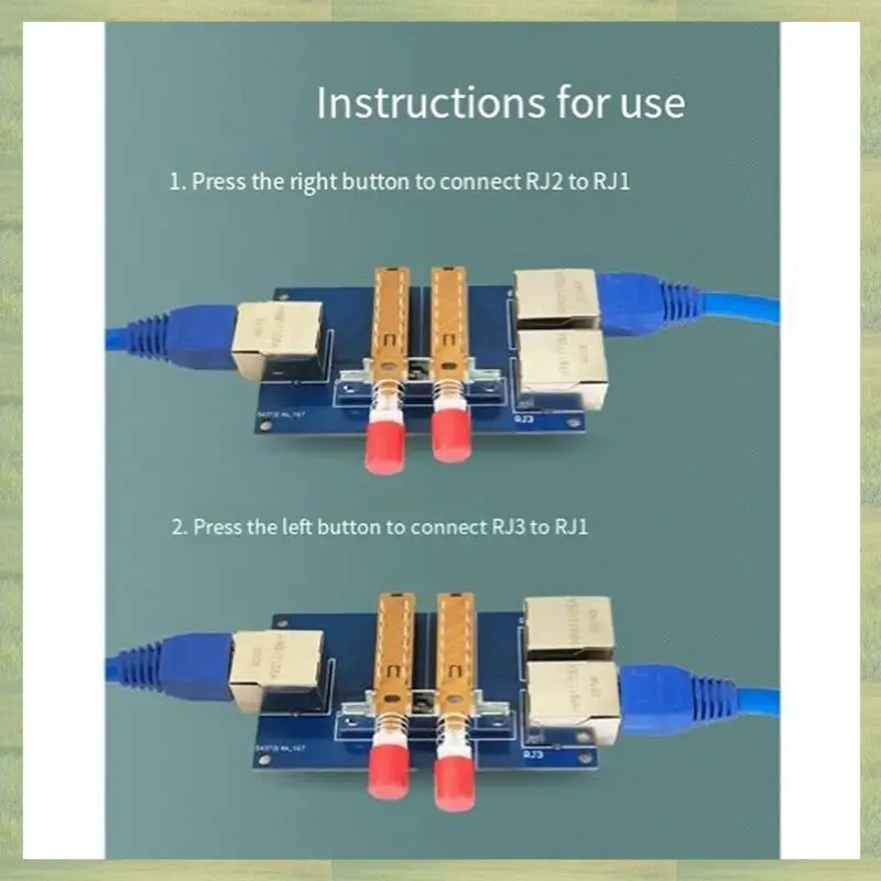 

N75R-1Set коммутатор сетевого порта Широкополосный модуль разветвителя сетевого порта 2-в-1 на выходе печатная плата