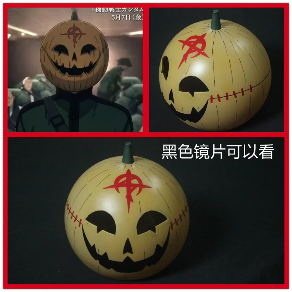 Anime Hathaway Pumpkin Head Cosplay Prop for Photo Shoot Comic Con Halloween Cosplay Events